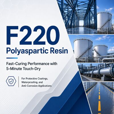 F220 : une résine polyaspartique à durcissement rapide avec des performances de séchage au toucher en 5 minutes