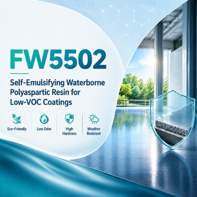 FW5502 : Résine polyaspartique à base d'eau auto-émulsifiante pour revêtements à faible teneur en COV