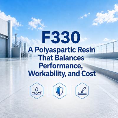 F330 : une résine polyaspartique qui équilibre performances, maniabilité et coût