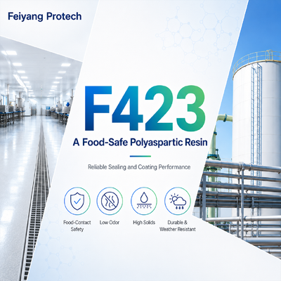 F423 — Une résine polyaspartique de qualité alimentaire pour des performances d'étanchéité et de revêtement fiables